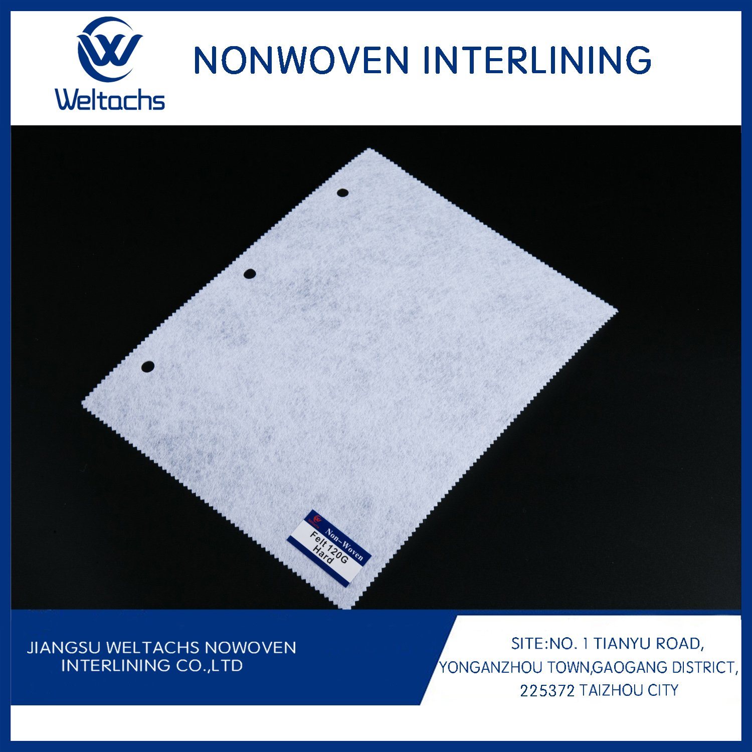 100% Polyester Microdot/Single DOT Non Woven Fusible Interlining Fabric