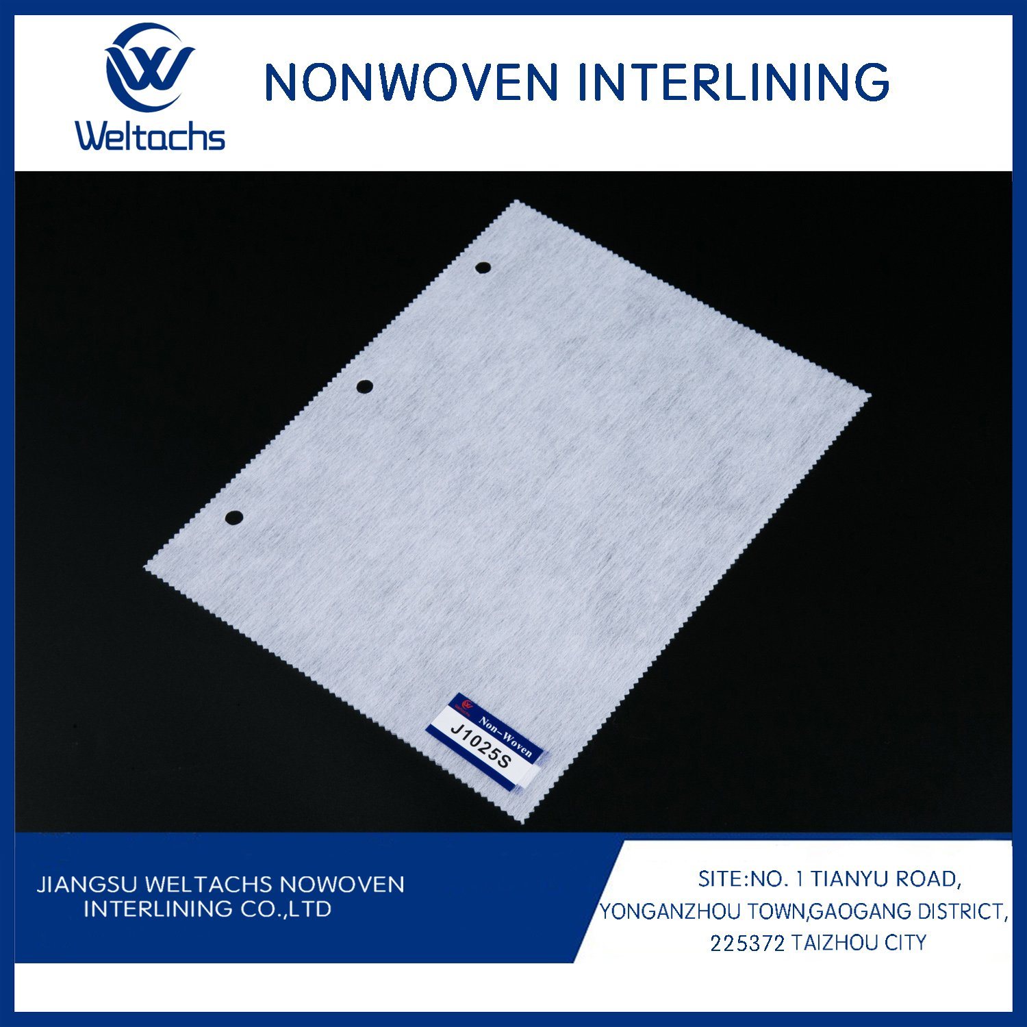 100% Polyester Non Woven Interlining Multi-Directional Tear off on Embroidery Backing Interfacing 1045ha