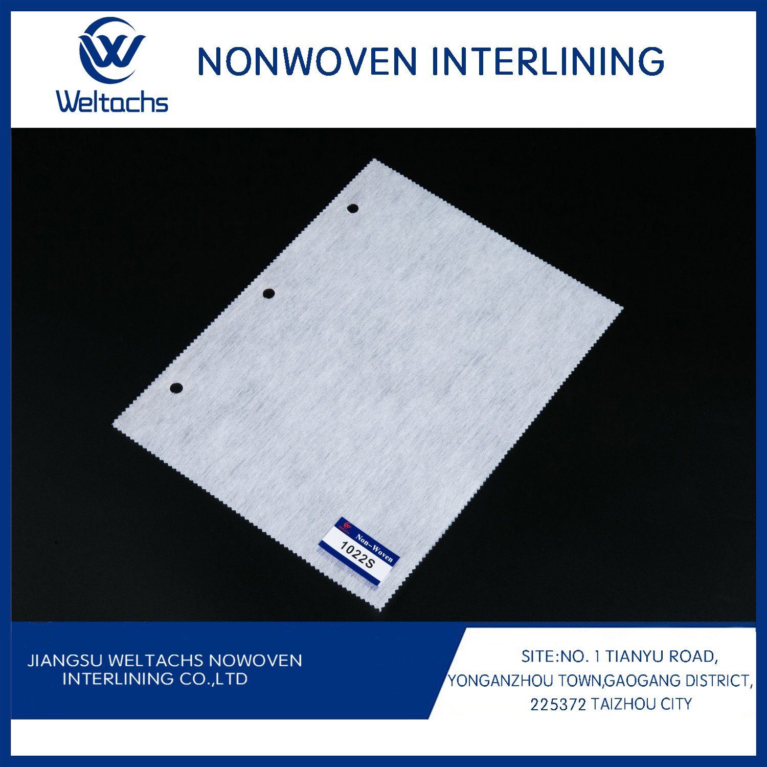 PA /Pes Coated Polyester Decron Fiber Non Woven Fusible Interlining