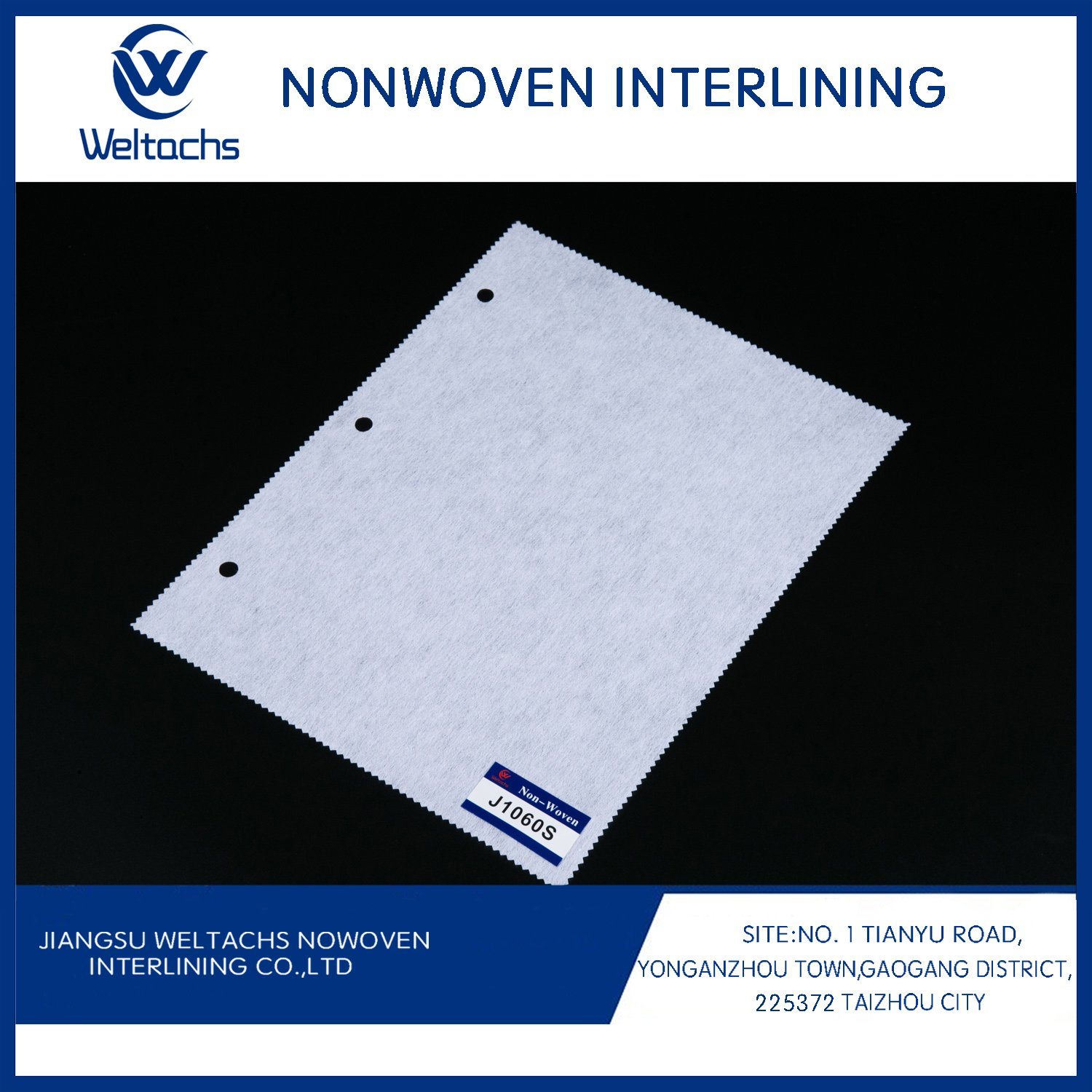 High Quality Chemical Bonded Nonwoven Fusible Interlinings 1025hf