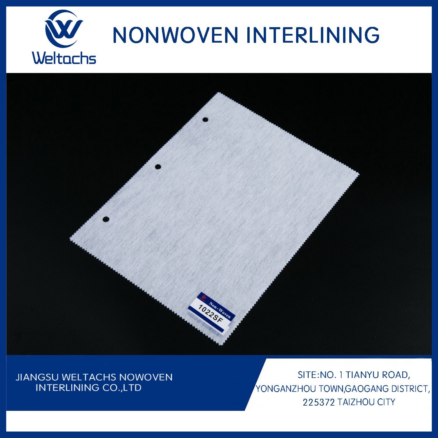 Europe Standard Simple Design Fusible Non Woven Adhesive Interlining Fabric