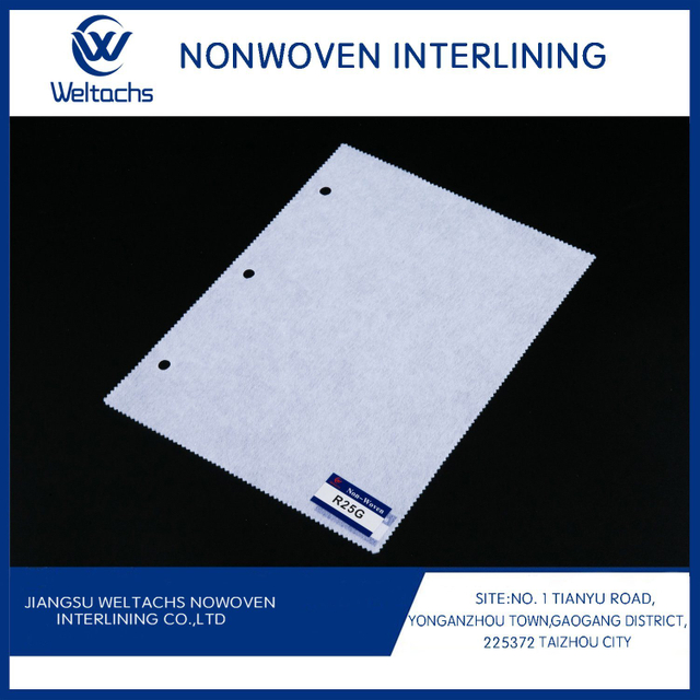 Nonwoven Fabric Polyester Clothing Store Accessories Nonwoven Clothes Fusible Interlining