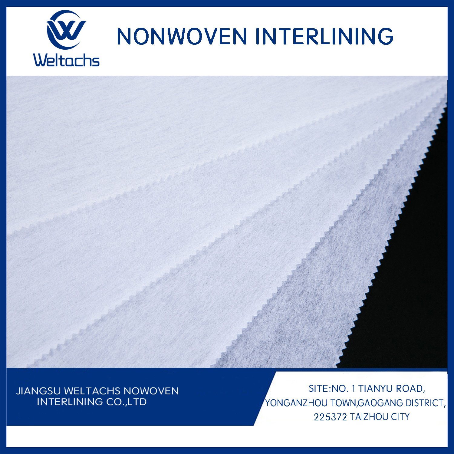Direct Factory Polyester Woven Fabric with Fusible Interlining 30d, 50d, 75D