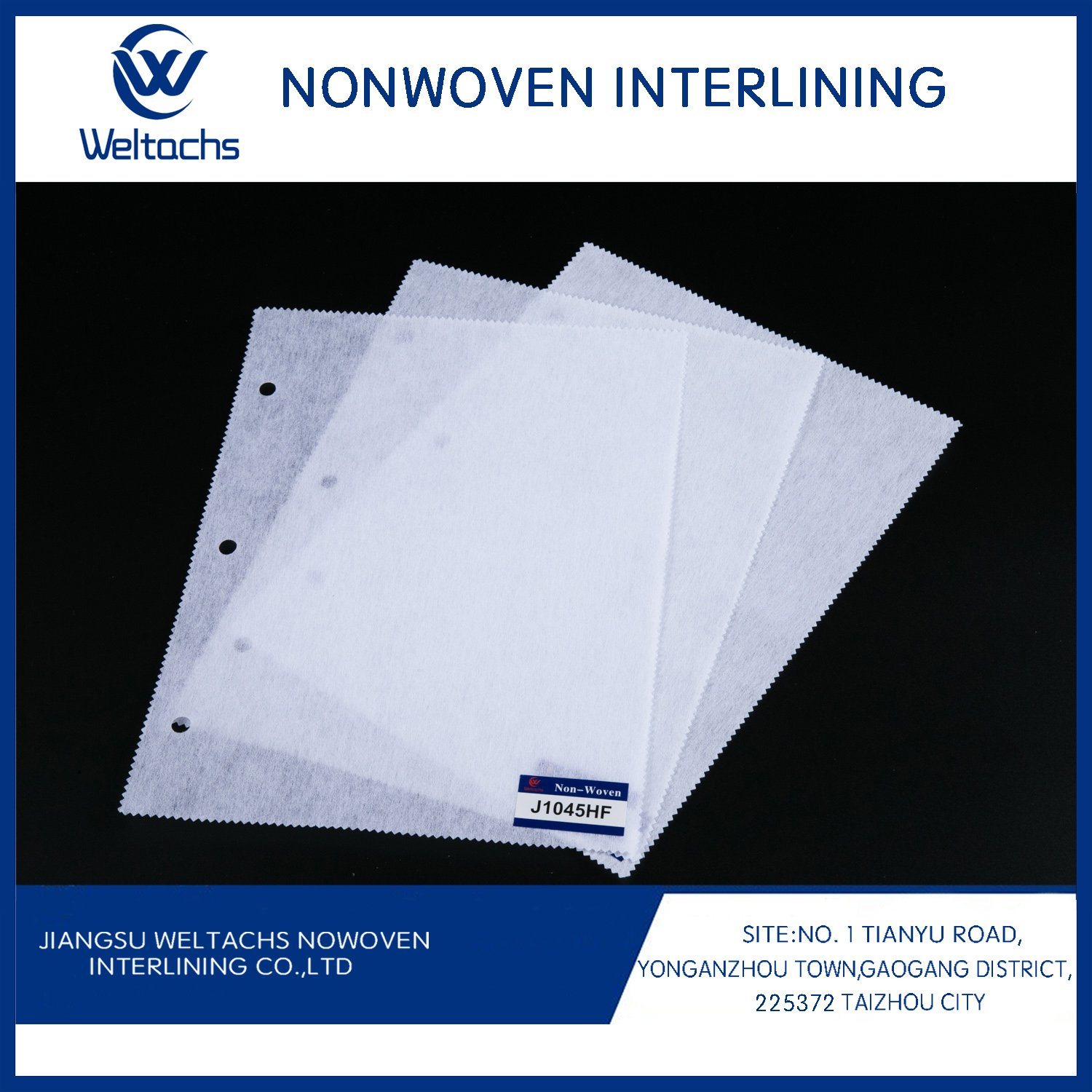 100%Pet Fusible Nonwoven Fabric LDPE Coating 1035hf