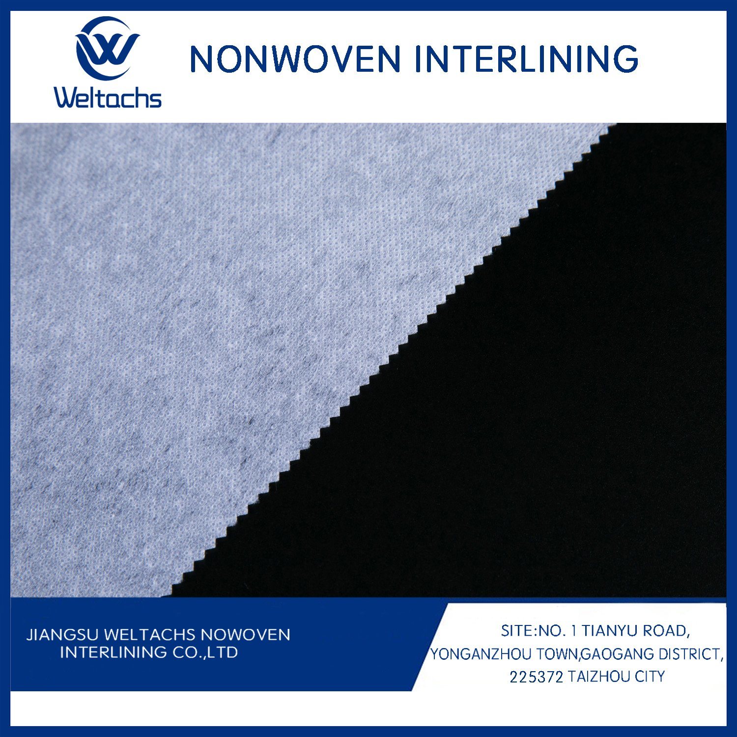 100% Polyester Non Woven Shirt Collar Stretch Fusible Interlining Stretch Fusible Interlining Non Woven Interlining