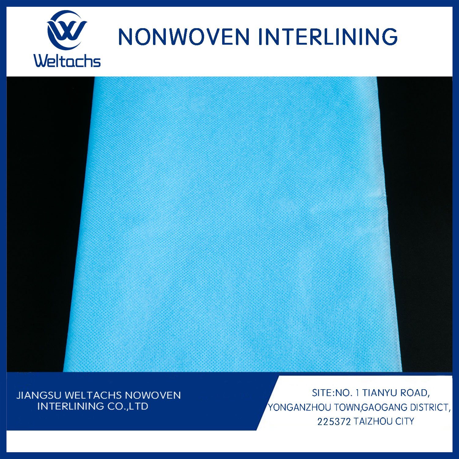 100/150cm Width Adhesive Non Woven Interlinings for Thermal Cloth