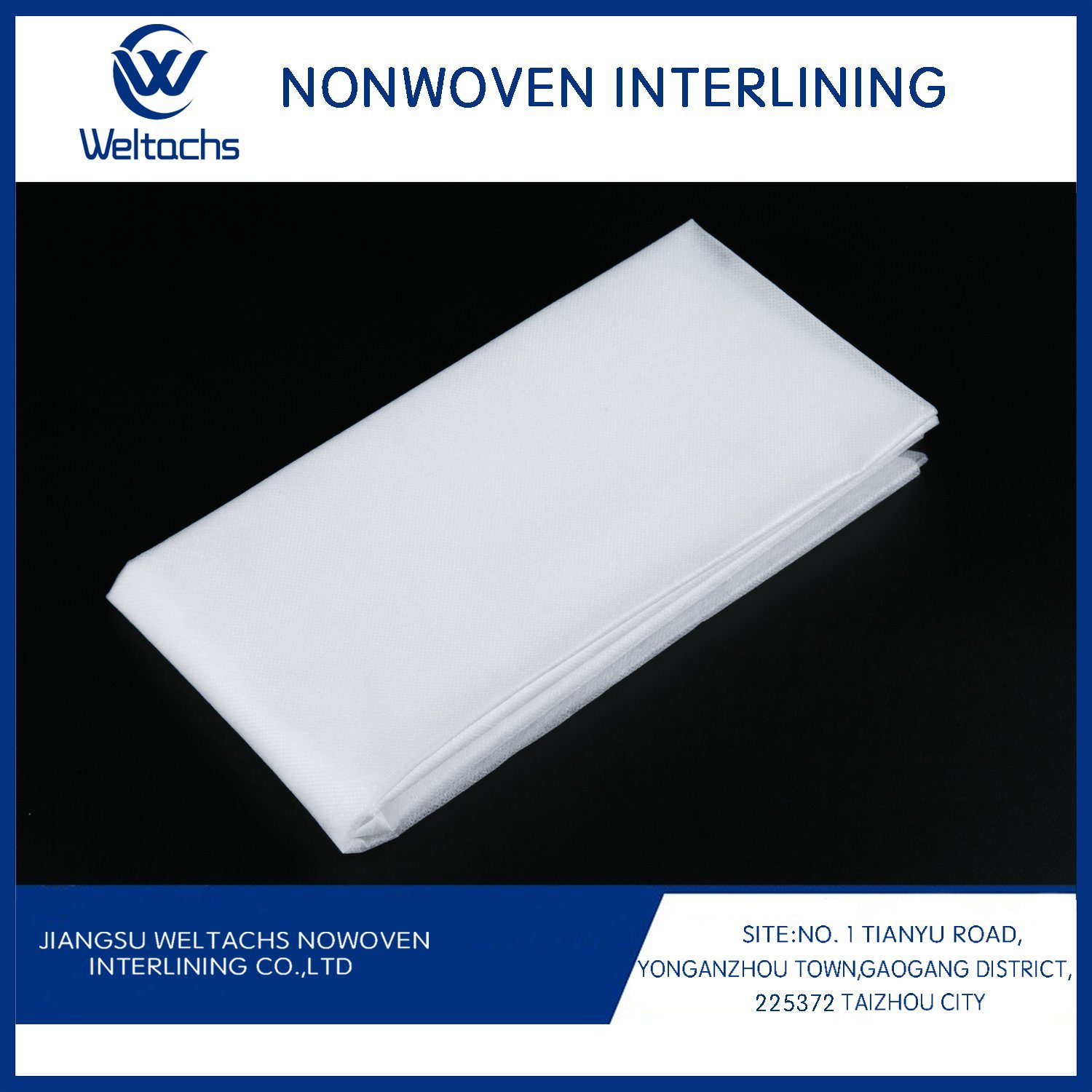 Non Noven Fusing Interfacing for Iron Fabric on Knitted Interlinings & Linings Interlining, Nonwoven Fabric Garment Fusing 28GSM