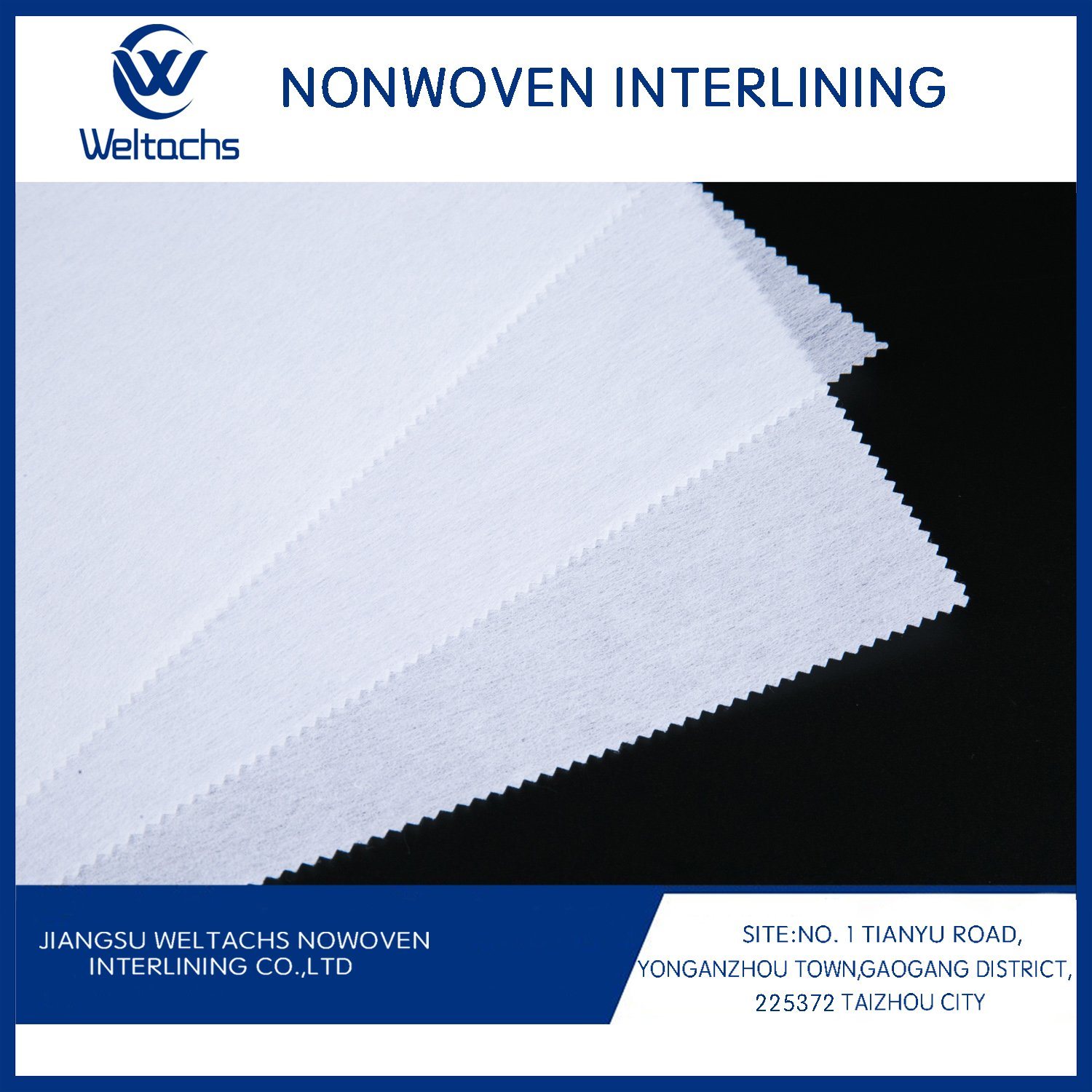 20-90 GSM Polyester Coat Hot-Melt Adhesive Non Woven Interlining Fabric