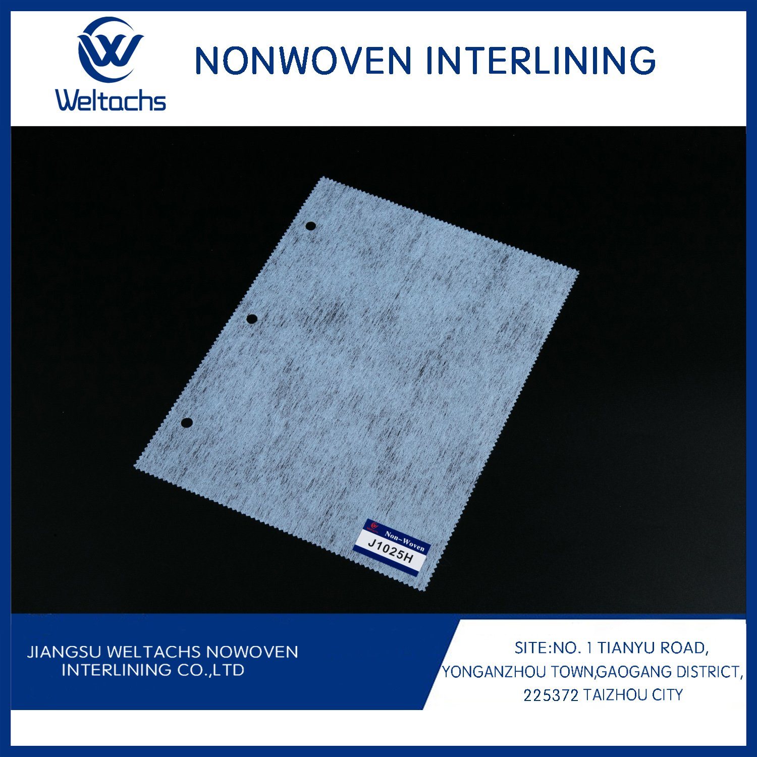 Factory Supply 100% Polyester Paper Fusible Non Woven Interlining for Garment