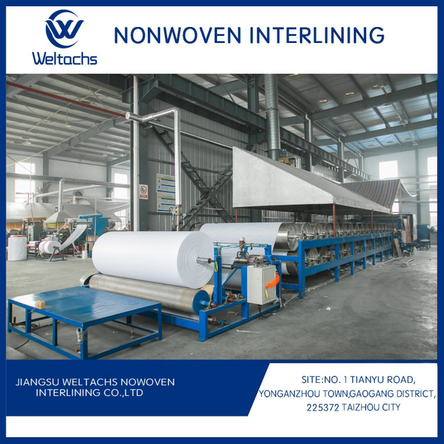 Non Woven Gum Stay Impregnating Nonwoven Interlining