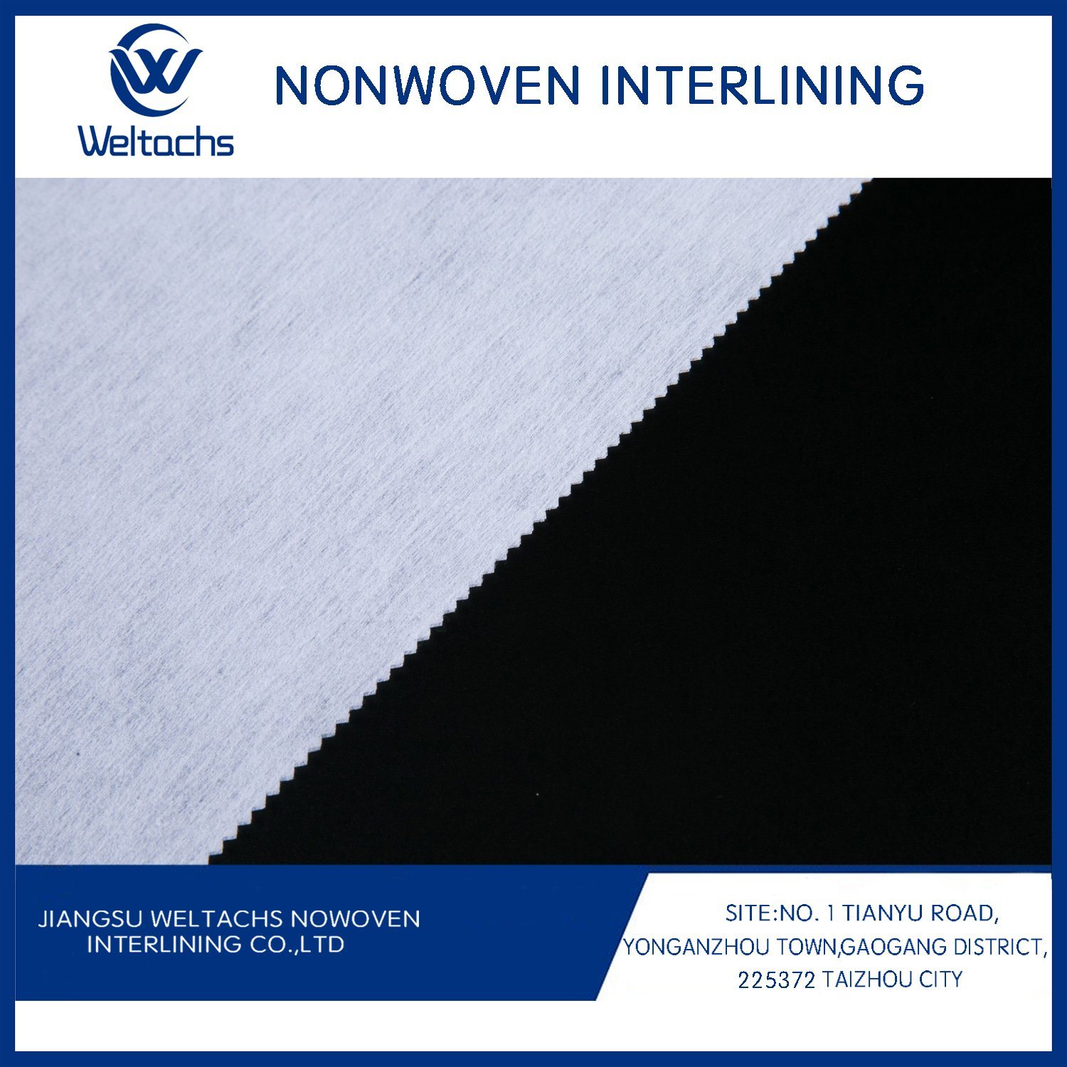 Custom 20-90 GSM Non Woven Fusing Paper Polyester Interlining Fabric Non Woven Interlining Fabric