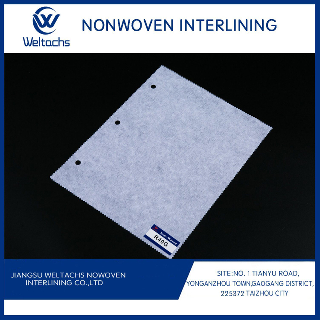 Hot Rolled Non Woven Adhesive Interlining for Garment