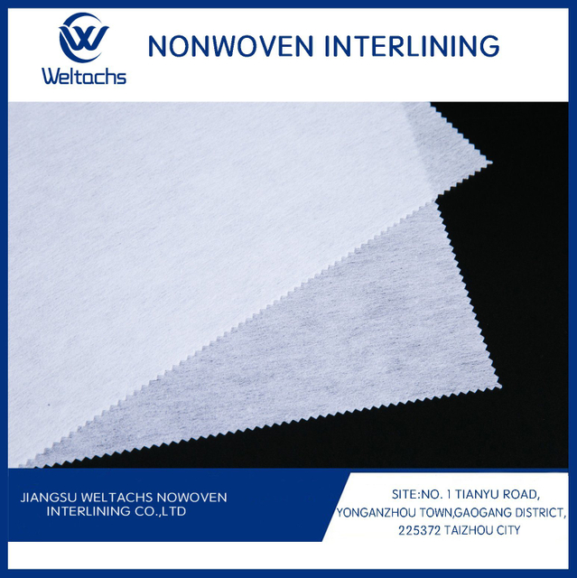 Nonwoven Interlining Exporter Non Woven Interlining Fusible Interlining for Clothing